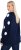 Ulla Popken Fluffy Polka Dot Sweater Ink Blue - Sudaderas y hoodies - 