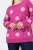 Ulla Popken Fluffy Polka Dot Sweater Summer Berry - Ulla Popken - Ulla Popken Ropa de Tallas Grandes