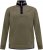 D555 Leicester 2 Quarter Neck Fleece Sweatshirt Khaki - Sudaderas - Sudaderas 2XL-12XL
