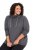 Ulla Popken Drawstring Collar Long Sleeve Sweatshirt Graphite Grey - Ulla Popken - Ulla Popken Ropa de Tallas Grandes