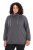 Ulla Popken Drawstring Collar Long Sleeve Sweatshirt Graphite Grey - Ulla Popken - Ulla Popken Ropa de Tallas Grandes