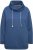 Ulla Popken Drawstring Collar Long Sleeve Sweatshirt Ink Blue - Sudaderas y hoodies - 