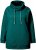 Ulla Popken Drawstring Collar Long Sleeve Sweatshirt Teal Green - Sudaderas y hoodies - 