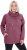Ulla Popken Drawstring Collar Long Sleeve Sweatshirt Dark Rose - Sudaderas y hoodies - 