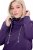 Ulla Popken Drawstring Collar Long Sleeve Sweatshirt Deep Violet - Ulla Popken - Ulla Popken Ropa de Tallas Grandes