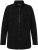 Ulla Popken Modular Fleece Zip Front Jacket Black - Sudaderas y hoodies - 