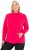 Ulla Popken Modular Fleece Zip Front Jacket Magenta - Sudaderas y hoodies - 
