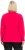 Ulla Popken Modular Fleece Zip Front Jacket Magenta - Sudaderas y hoodies - 