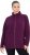Ulla Popken Modular Fleece Zip Front Jacket Dark Cherry - Sudaderas y hoodies - 