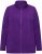 Ulla Popken Modular Fleece Zip Front Jacket Dark Plum - Sudaderas y hoodies - 