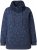 Ulla Popken Teddy Collar Printed Sweatshirt Navy - Sudaderas y hoodies - 