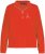 Ulla Popken PARIS Theme Zip Neck Sweatshirt Light Red - Sudaderas y hoodies - 