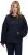 Ulla Popken Gathered Sleeve Oversized Fit Sweatshirt Navy - Sudaderas y hoodies - 
