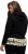 Ulla Popken Ruffle Hem A-line Fit Hooded Sweatshirt Black - Sudaderas y hoodies - 