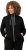 Ulla Popken Contrast Color Zip Up Sweatshirt Black - Sudaderas y hoodies - 