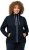 Ulla Popken Contrast Color Zip Up Sweatshirt Navy - Sudaderas y hoodies - 