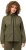 Ulla Popken Contrast Color Zip Up Sweatshirt Loden Green - Sudaderas y hoodies - 