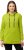 Ulla Popken GLOW Lettered Collared Sweatshirt Apple Green - Sudaderas y hoodies - 