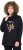 Ulla Popken Sparkling Candy Cane Graphic Sweatshirt Black - Sudaderas y hoodies - 
