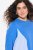 Ulla Popken Pinstripe Gore Long Sleeve Sweatshirt Peacock Blue - Sudaderas y hoodies - Sudaderas, Hoodies y Punto Cómodos