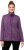 Ulla Popken Heather Knit Fleece Jacket Dark Purple - Sudaderas y hoodies - 