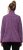Ulla Popken Heather Knit Fleece Jacket Dark Purple - Sudaderas y hoodies - 