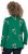 Ulla Popken Candy Cane Graphic Sweatshirt Meadow Green - Sudaderas y hoodies - 