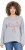 Ulla Popken Bow City Lettering Sweatshirt Light Grey Melange - Sudaderas y hoodies - 