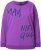 Ulla Popken Magnifique Split Style Sweatshirt Purple - Sudaderas y hoodies - 