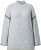 Ulla Popken Decorative Seam Sweater Light Grey Melange - Sudaderas y hoodies - 