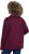 Ulla Popken Chain Fringe Smooth Fleece Sweatshirt Dark Wine Red - Sudaderas y hoodies - 