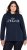 Ulla Popken Moin Graphic Sweatshirt Navy - Sudaderas y hoodies - 