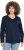 Ulla Popken Stripe Panel Long Sleeve V-Neck Sweatshirt Navy - Sudaderas y hoodies - 