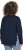Ulla Popken Stripe Panel Long Sleeve V-Neck Sweatshirt Navy - Sudaderas y hoodies - 