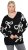 Ulla Popken Glitter Bow Sweater Black - Sudaderas y hoodies - 