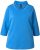 Ulla Popken Classic Fit with Side Slits 3/4 Sleeve Sweatshirt Royal Blue - Sudaderas y hoodies - 