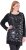 Ulla Popken Sequined Soft Fine Knit Sweater Black - Sudaderas y hoodies - 