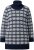 Ulla Popken Eco Cotton Geometric Snowflake Sweater Navy - Sudaderas y hoodies - 