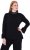Ulla Popken Flared Sleeve Turtleneck Sweater Black - Sudaderas y hoodies - 