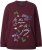 Ulla Popken Sparkling Sequin Bows Christmas Sweatshirt Plum - Sudaderas y hoodies - 