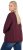 Ulla Popken Sparkling Sequin Bows Christmas Sweatshirt Plum - Sudaderas y hoodies - 