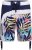 Kam Jeans 3018 Panelled Floral Swimshorts Navy - Bañadores - Bañadores - 2XL-12XL