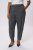 Kaffe Curve Merla Pantalones Dark Grey Melange - Vaqueros & Pantalones de Mujer Tallas Grandes – Plus Size - 