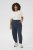 Kaffe Curve Merla Pantalones Azul marino medianoche - Vaqueros & Pantalones de Mujer Tallas Grandes – Plus Size - 