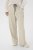 Kaffe Curve Sirana Pants Beige Melange/Black Stripe - Pantalones de tela - 
