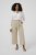 Kaffe Curve Pheolo Cropped Pants Feather Grey - Pantalones de tela - 