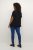 Kaffe Curve Ami Stanley Manga corta Negro intenso - Camisetas - 