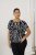 Kaffe Curve Sonna Stanley Top Negro/Antique Estampado de cebra - Camisetas - 