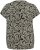 Kaffe Curve Sonna Stanley Top Negro intenso/Blanco antiguo estampado - Camisetas - 