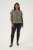 Kaffe Curve Sonna Stanley Top Negro intenso/Blanco antiguo estampado - Camisetas - 